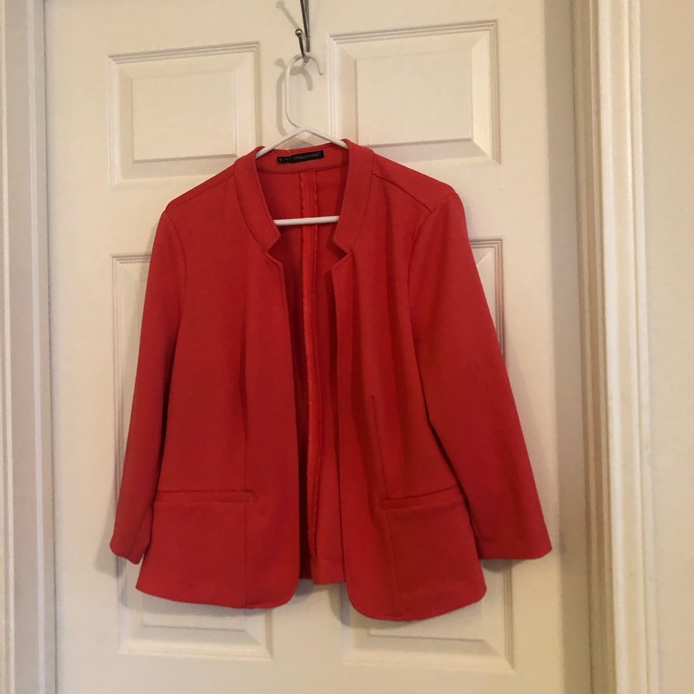 Maurices coral pink jacket
